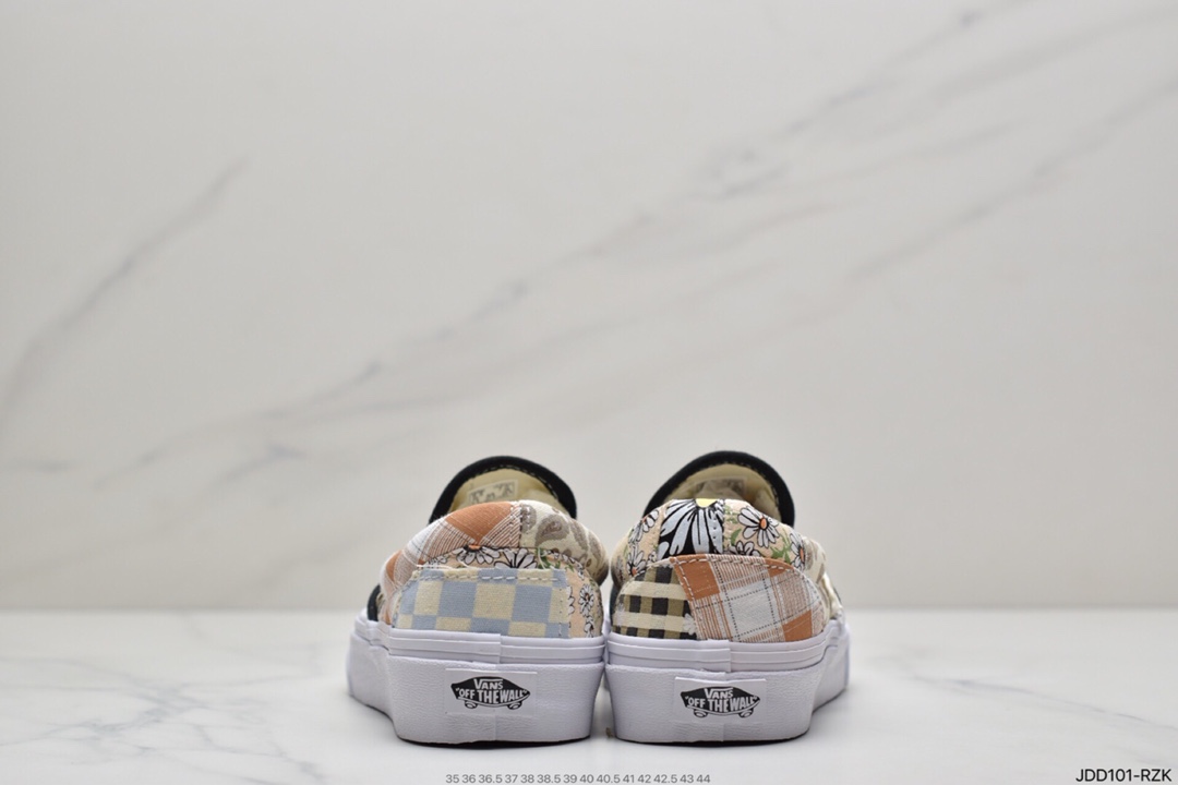 120 万斯Vans Og Classic Slip-On 帆布硫化懒人一脚蹬低帮滑板鞋