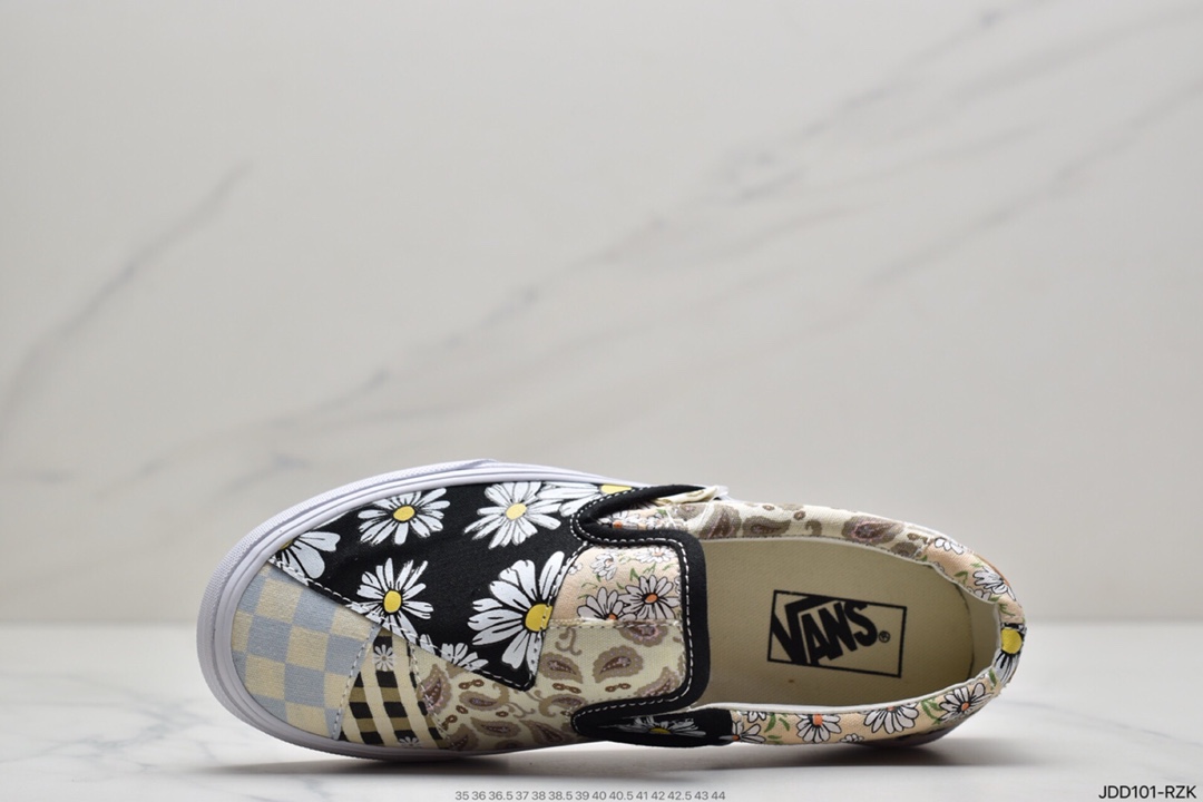 120 万斯Vans Og Classic Slip-On 帆布硫化懒人一脚蹬低帮滑板鞋