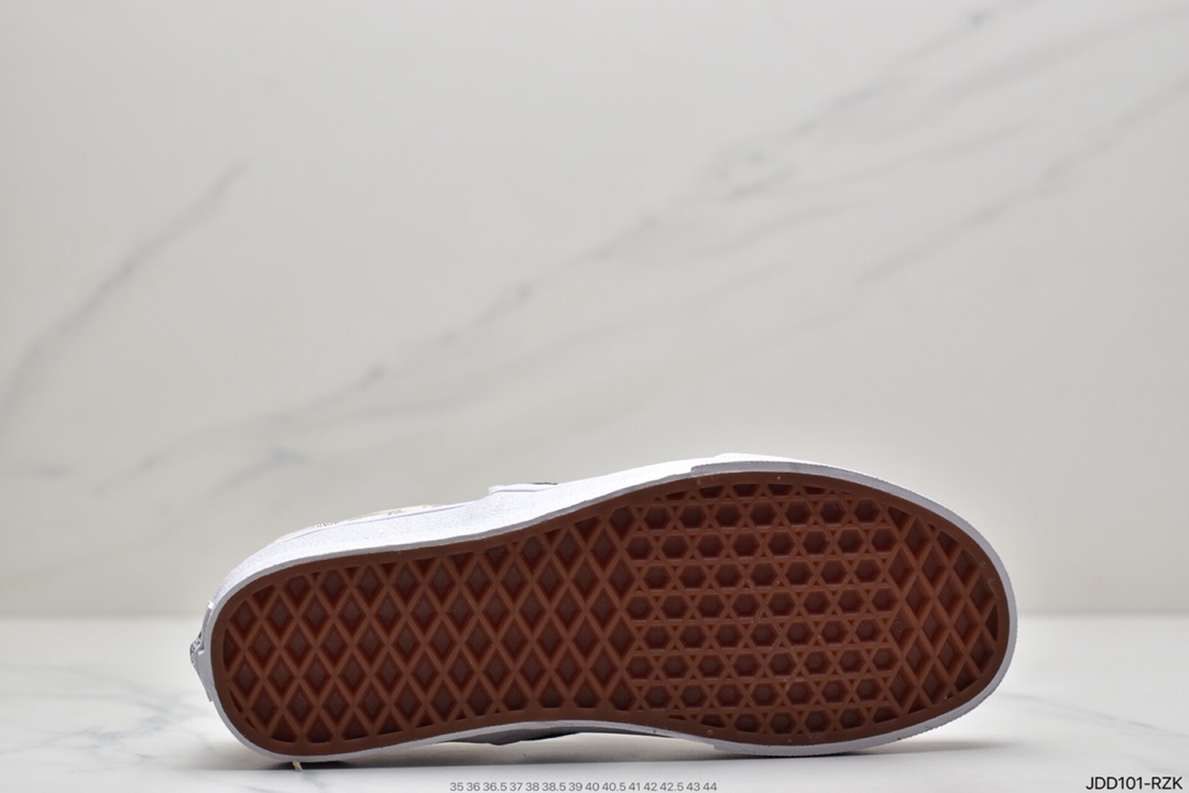 120 万斯Vans Og Classic Slip-On 帆布硫化懒人一脚蹬低帮滑板鞋