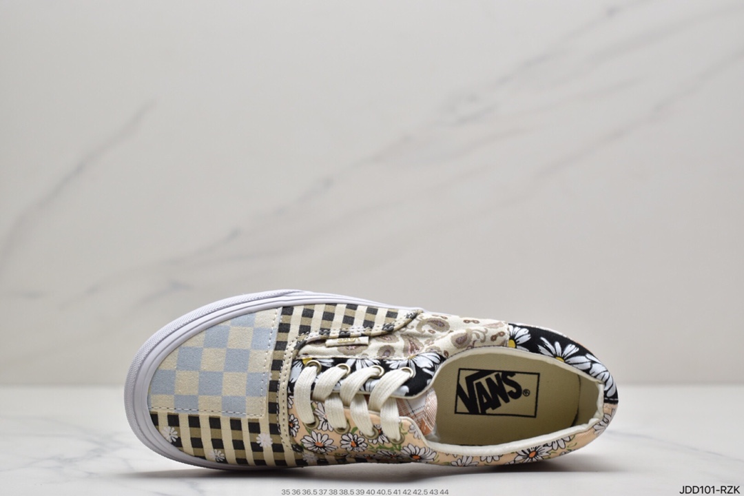 120 万斯Vans Authentic 经典安娜海姆 4孔低帮硫化滑板鞋休闲板鞋