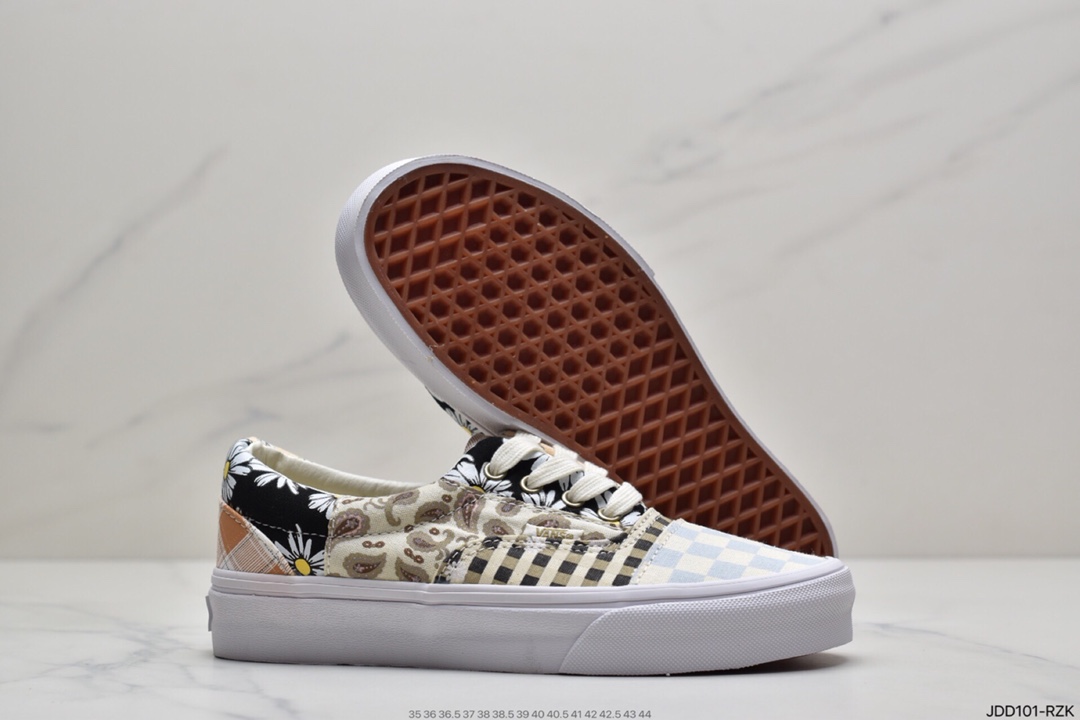 120 万斯Vans Authentic 经典安娜海姆 4孔低帮硫化滑板鞋休闲板鞋