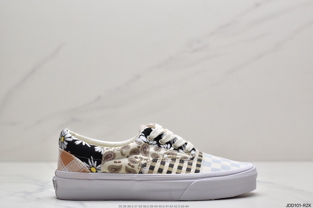 120 万斯Vans Authentic 经典安娜海姆 4孔低帮硫化滑板鞋休闲板鞋