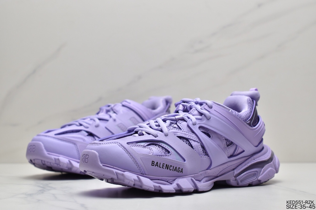 480 巴黎世家Balenciaga Tess S. Gomma Trek Low Top Sneakers3.0代复古野跑姥爹潮流百搭慢跑鞋542023 W1GB1 7261