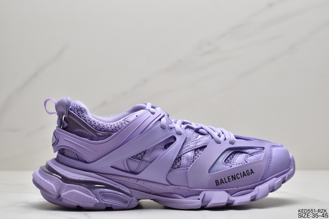 480 巴黎世家Balenciaga Tess S. Gomma Trek Low Top Sneakers3.0代复古野跑姥爹潮流百搭慢跑鞋542023 W1GB1 7261