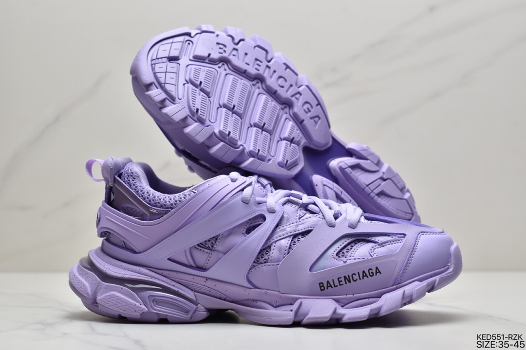 480 巴黎世家Balenciaga Tess S. Gomma Trek Low Top Sneakers3.0代复古野跑姥爹潮流百搭慢跑鞋542023 W1GB1 7261