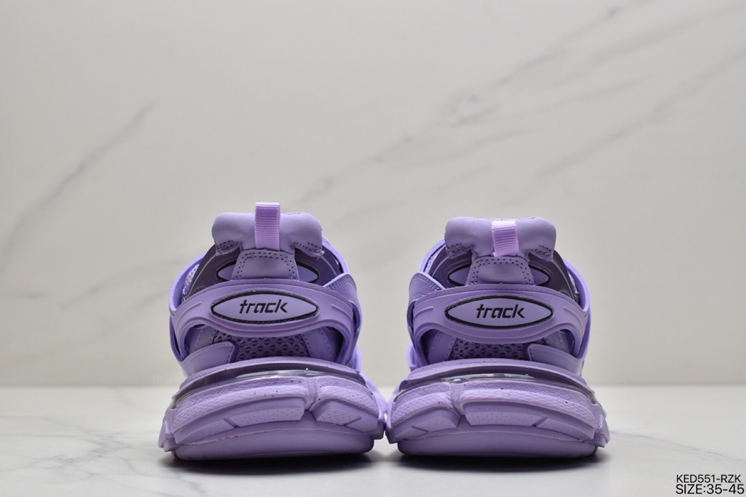 480 巴黎世家Balenciaga Tess S. Gomma Trek Low Top Sneakers3.0代复古野跑姥爹潮流百搭慢跑鞋542023 W1GB1 7261