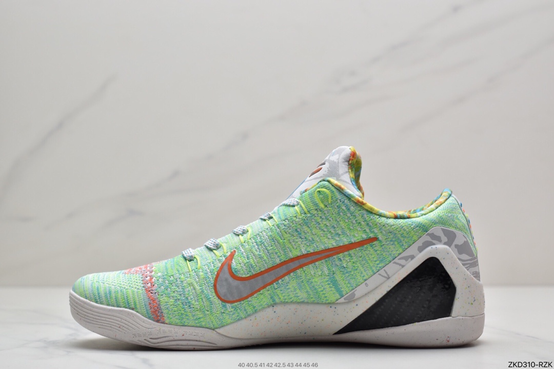 270 耐克Nike Kobe 9 Elite What The Kobe 耐克夏季新款彩虹色鸳鸯低帮精英篮球鞋 678301-904