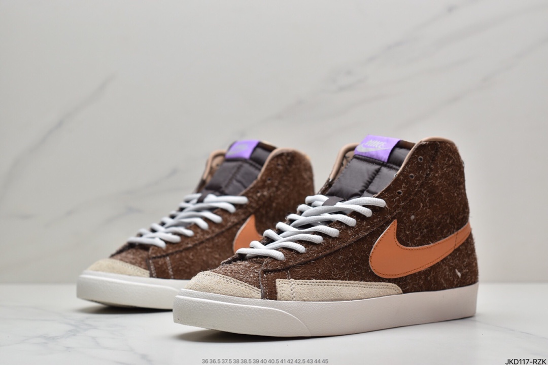 160 NIKE耐克男女鞋秋季Blazer Mid开拓者猪八戈运动高帮休闲鞋板鞋DM7581-200