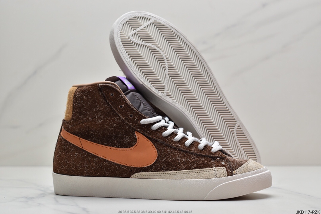 160 NIKE耐克男女鞋秋季Blazer Mid开拓者猪八戈运动高帮休闲鞋板鞋DM7581-200