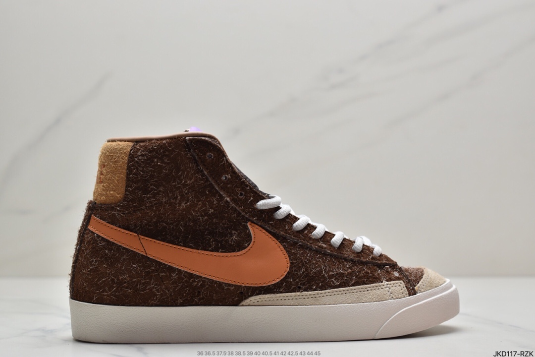 160 NIKE耐克男女鞋秋季Blazer Mid开拓者猪八戈运动高帮休闲鞋板鞋DM7581-200