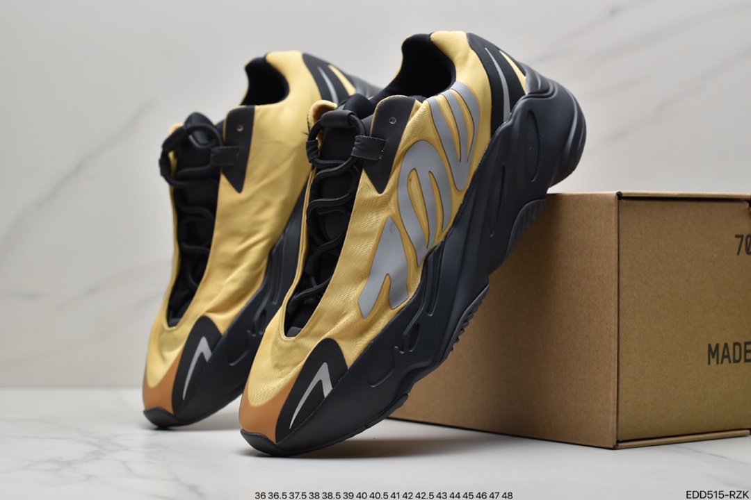 340 阿迪达斯Adidas Yeezy 700 V3 椰子复古老爹鞋GZ0717