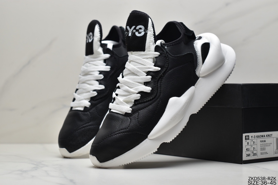 270  YohjiYamamoto三本耀司 Y-3 Kaiwa Chunky Sneakers 凯瓦系列复古百搭轻量老爹鞋EF2546