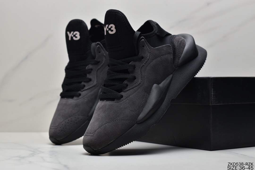 270  YohjiYamamoto三本耀司 Y-3 Kaiwa Chunky Sneakers 凯瓦系列复古百搭轻量老爹鞋EF2546