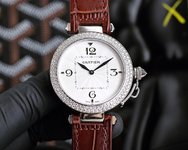 Where quality designer replica
 Cartier Watch Blue White Quartz Movement