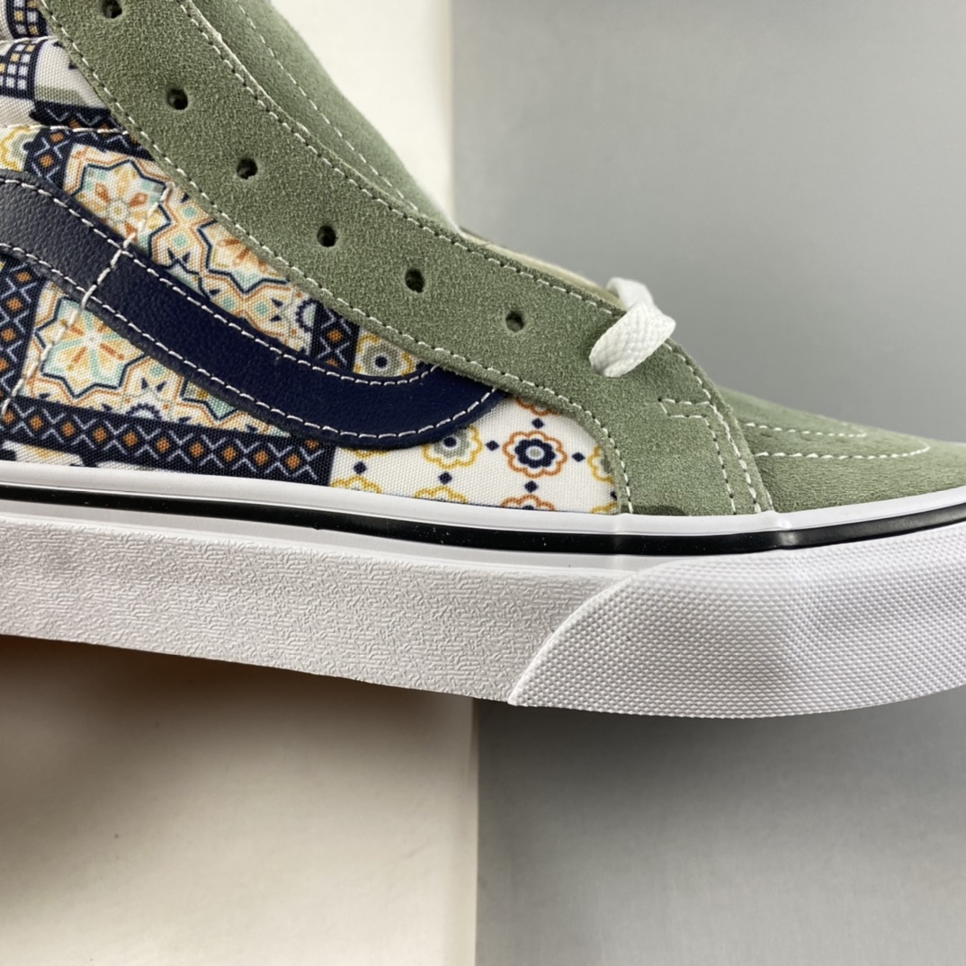 P170  Vans SK8-Hi 摩洛哥方块花纹高帮板鞋 VN0A4BV8688