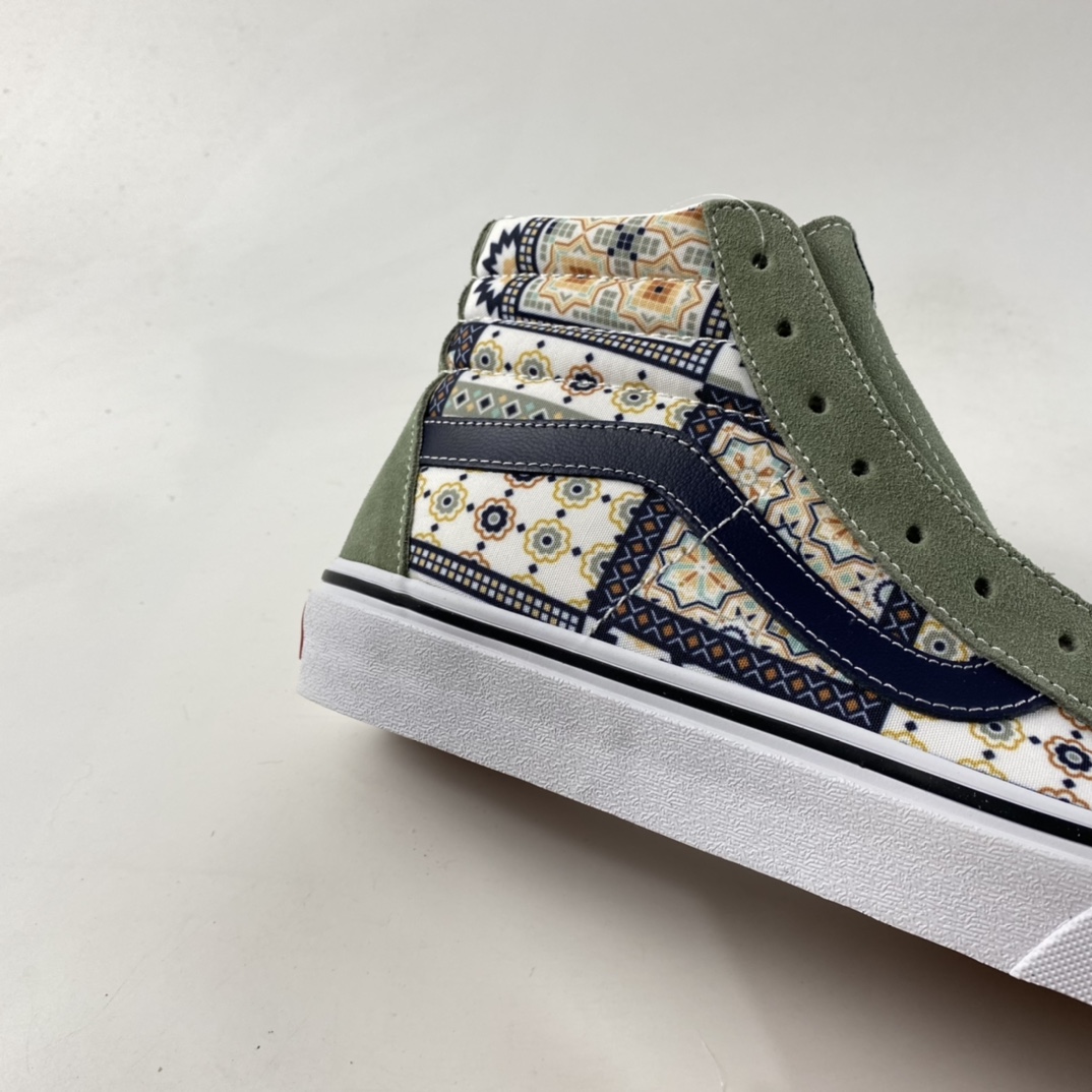 P170  Vans SK8-Hi 摩洛哥方块花纹高帮板鞋 VN0A4BV8688