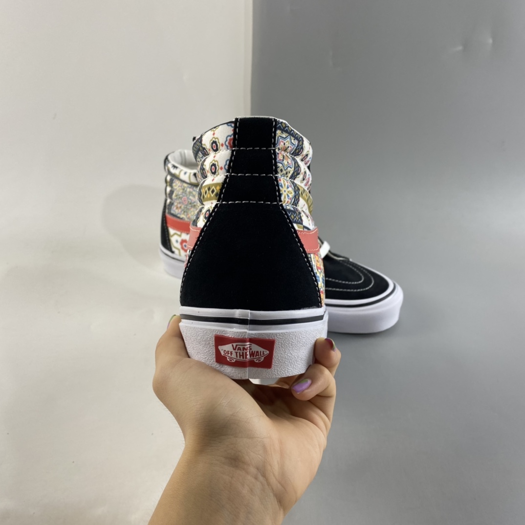 P170  Vans SK8-Hi 摩洛哥方块花纹高帮板鞋 VN0A4BV8687