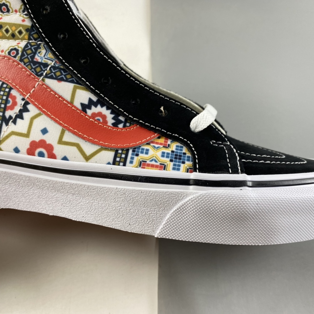 P170  Vans SK8-Hi 摩洛哥方块花纹高帮板鞋 VN0A4BV8687
