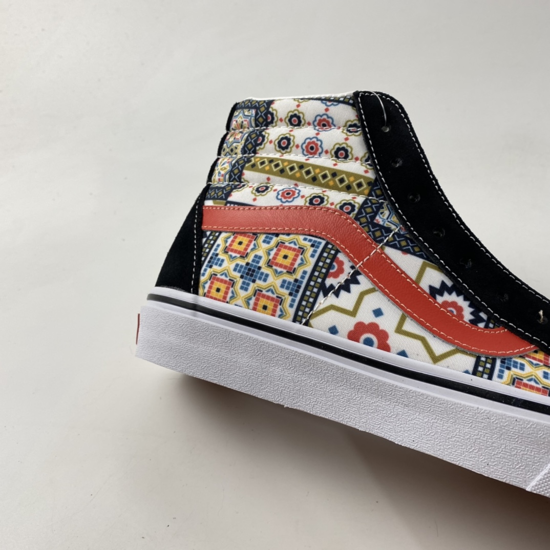 P170  Vans SK8-Hi 摩洛哥方块花纹高帮板鞋 VN0A4BV8687
