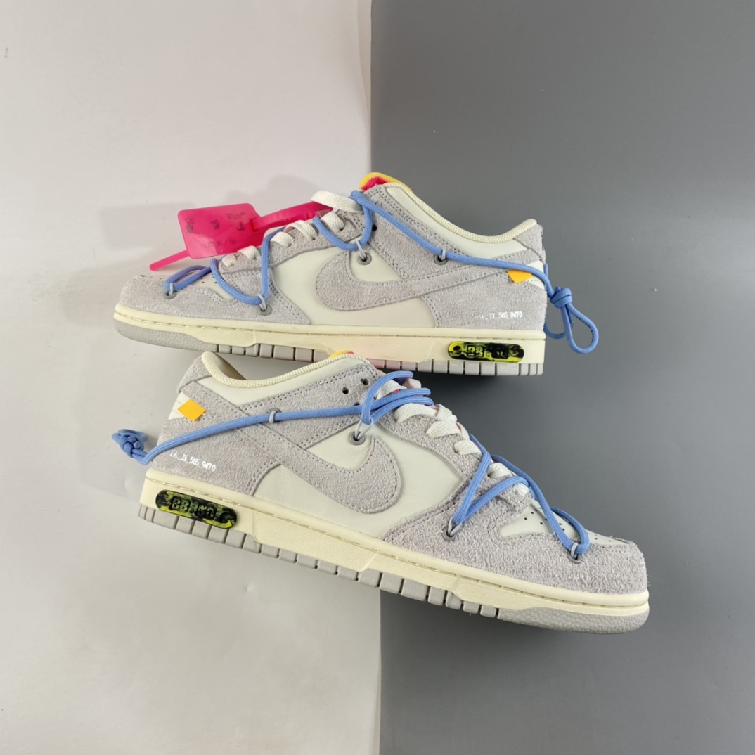 P300  Off-White x Nike SB Dunk Low”The 50”扣篮系列板鞋 DJ0950-113