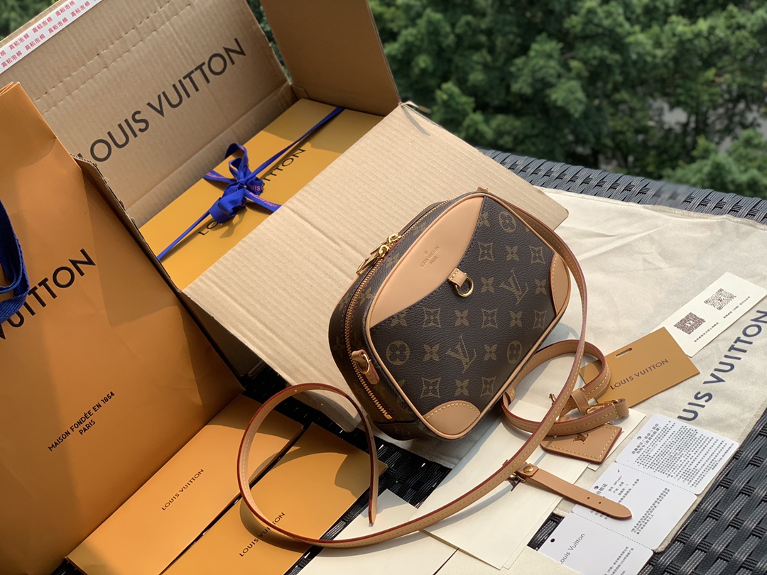 🌼 m45528尺寸21*16*7cm老花 L*V又出了一款新的相机包，一款比nano s🌼Peedy更