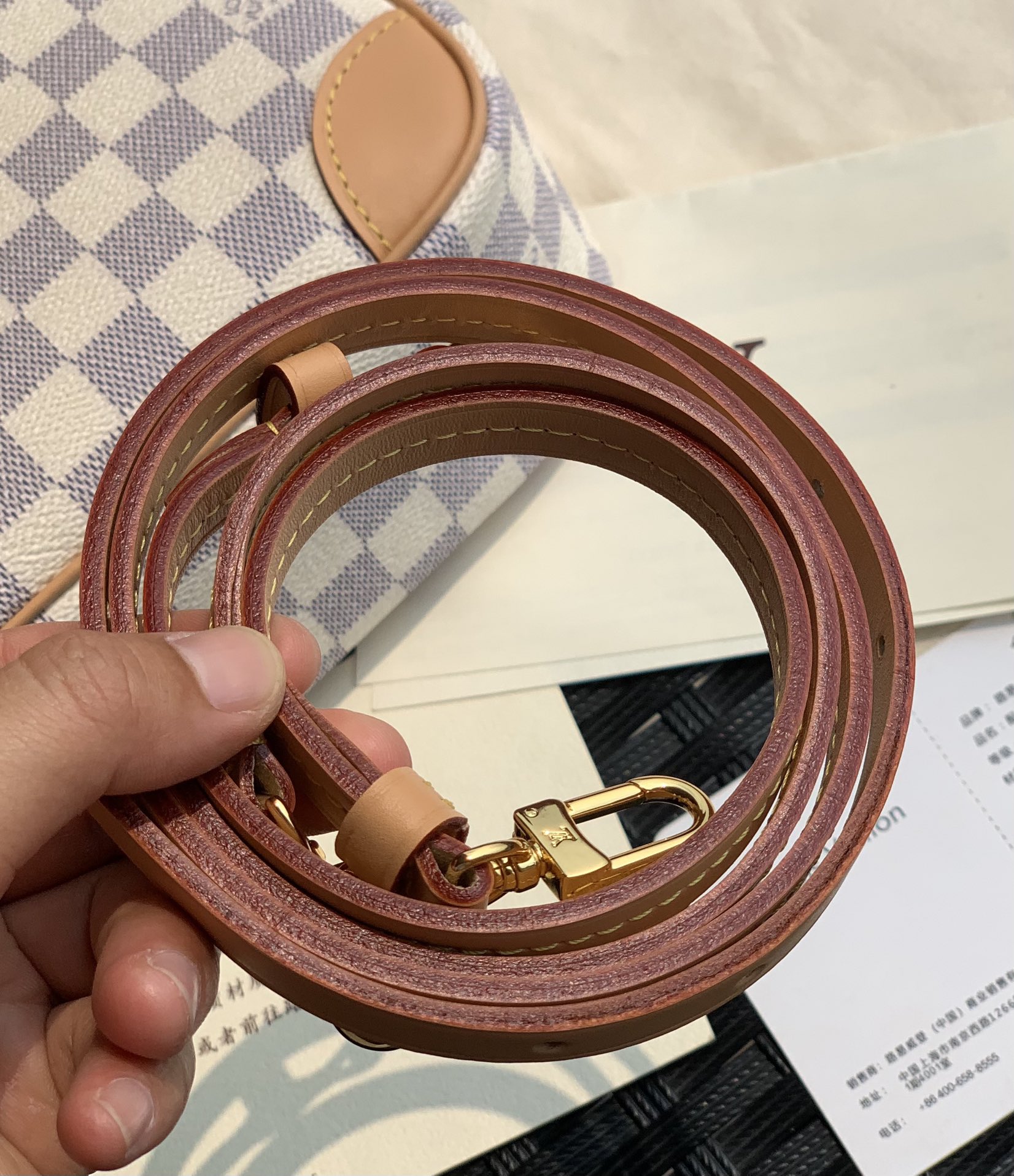 🌼 m50048尺寸21*16*7cm白棋盘！解锁最新款L*V deauville相机包！官网售价148