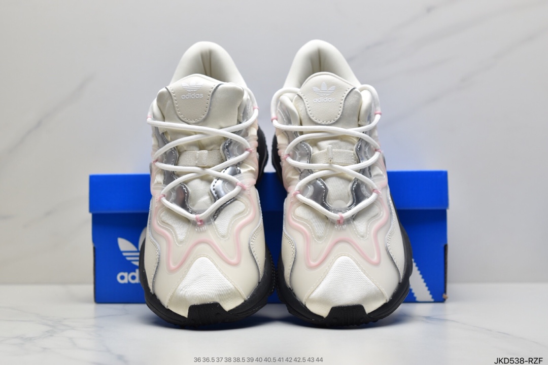160 阿迪达斯Adidas Ozweego adiPENE 水管2.0 皮面复古运动老爹鞋G55588