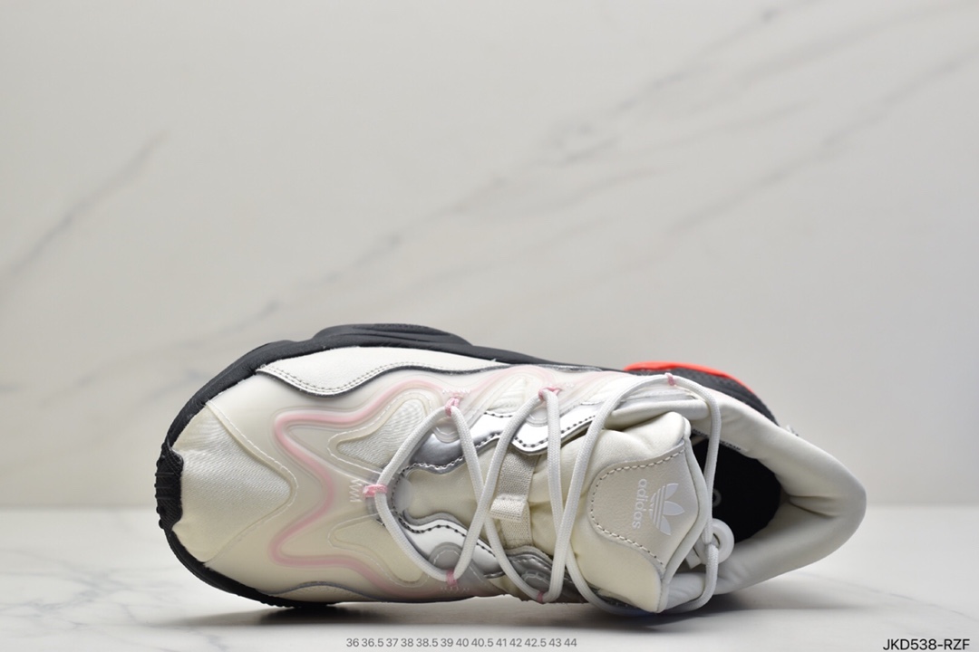 160 阿迪达斯Adidas Ozweego adiPENE 水管2.0 皮面复古运动老爹鞋G55588