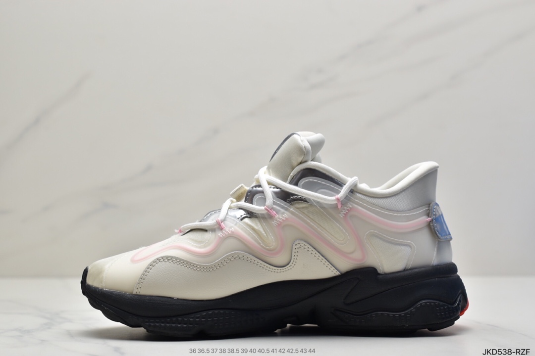 160 阿迪达斯Adidas Ozweego adiPENE 水管2.0 皮面复古运动老爹鞋G55588