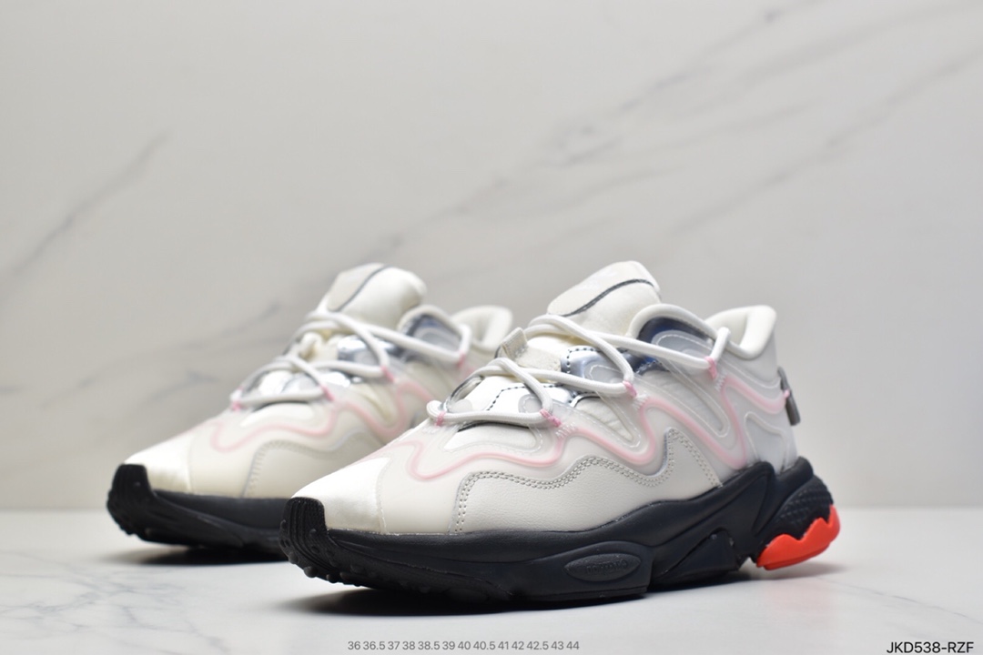 160 阿迪达斯Adidas Ozweego adiPENE 水管2.0 皮面复古运动老爹鞋G55588