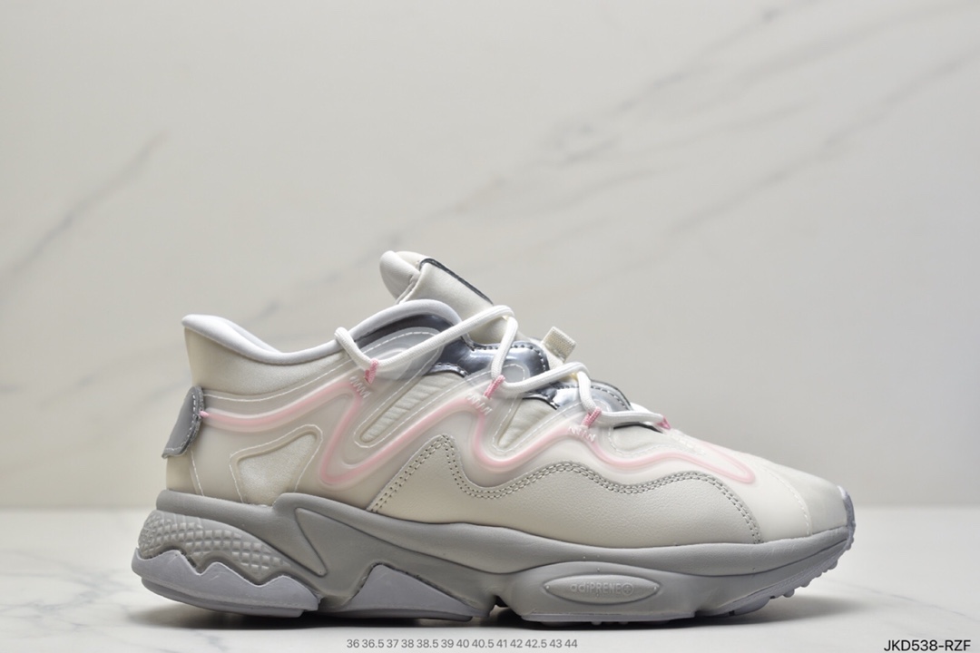160 阿迪达斯Adidas Ozweego adiPENE 水管2.0 皮面复古运动老爹鞋G55588