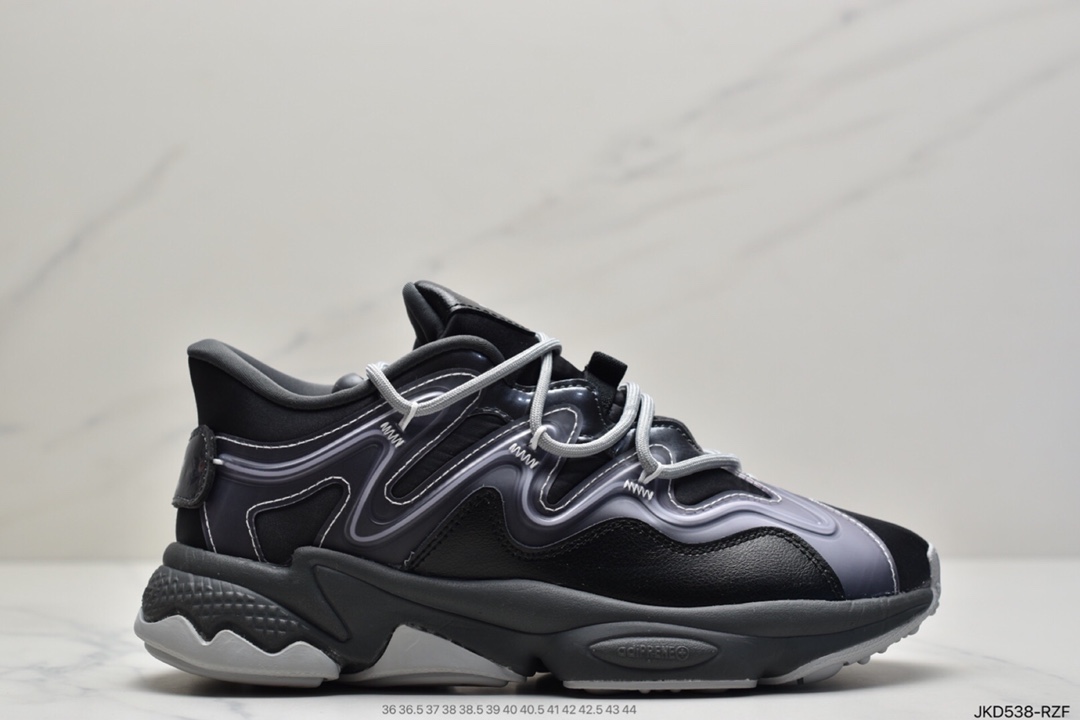 160 阿迪达斯Adidas Ozweego adiPENE 水管2.0 皮面复古运动老爹鞋G55588