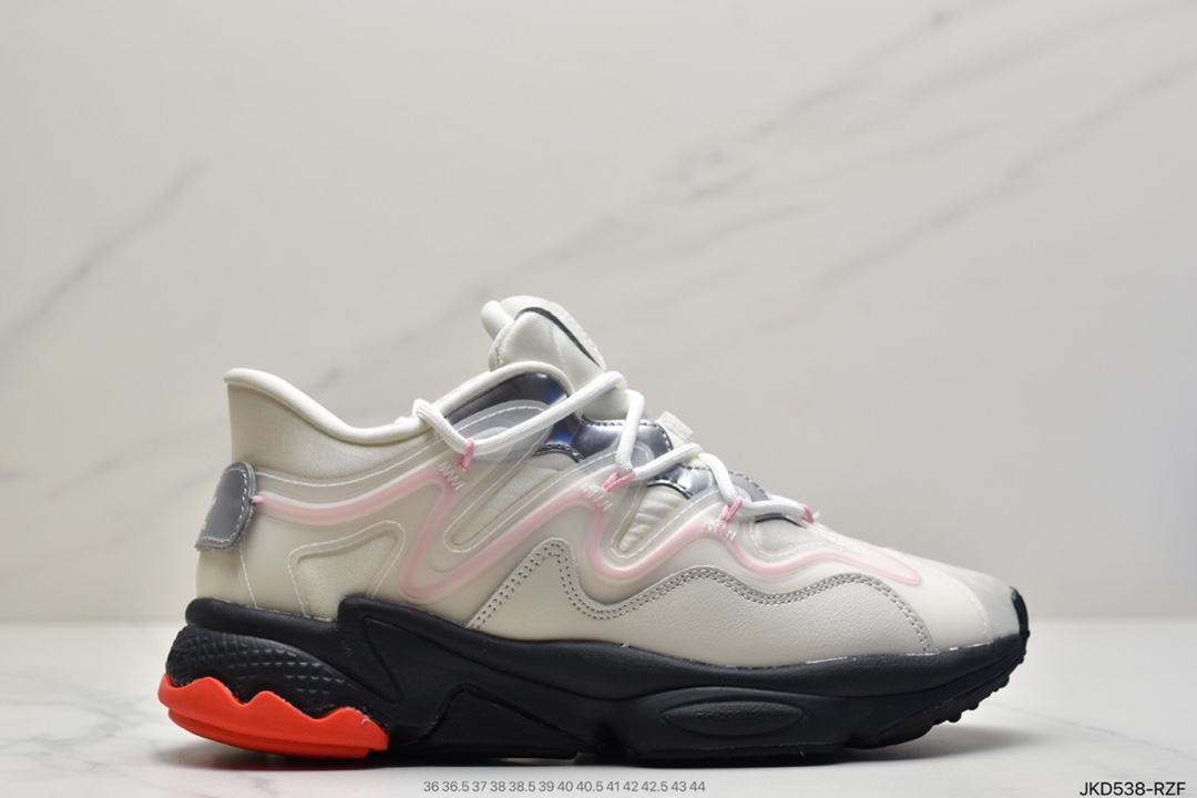 160 阿迪达斯Adidas Ozweego adiPENE 水管2.0 皮面复古运动老爹鞋G55588