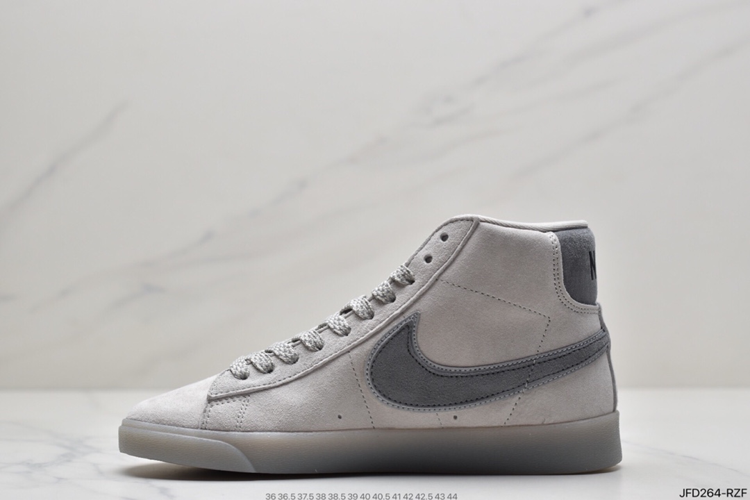 170 主题系列 联名  卫冕冠军 新作Nike Blazer Low x Reigning Champ 2.0灰麂皮打造 371761-900