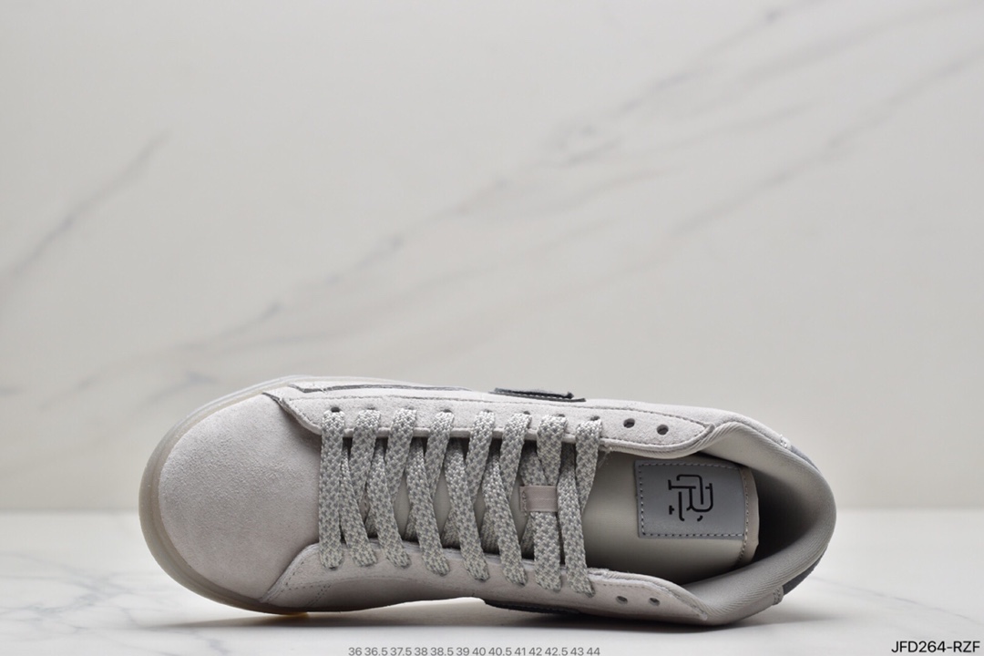 170 主题系列 联名  卫冕冠军 新作Nike Blazer Low x Reigning Champ 2.0灰麂皮打造 371761-900