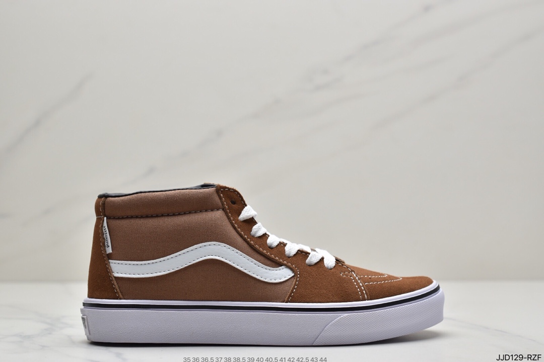 130 万斯范斯VANS Sk8-Mid Pro经典中帮男女休闲运动板鞋
