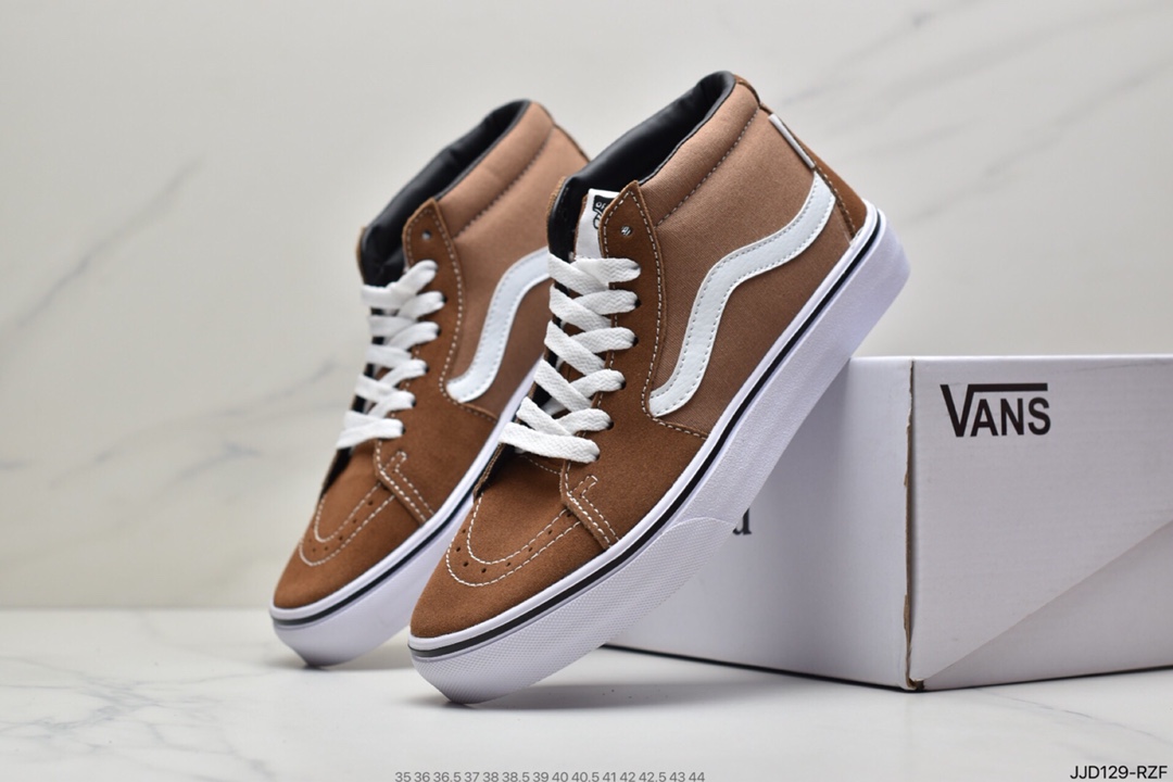 130 万斯范斯VANS Sk8-Mid Pro经典中帮男女休闲运动板鞋