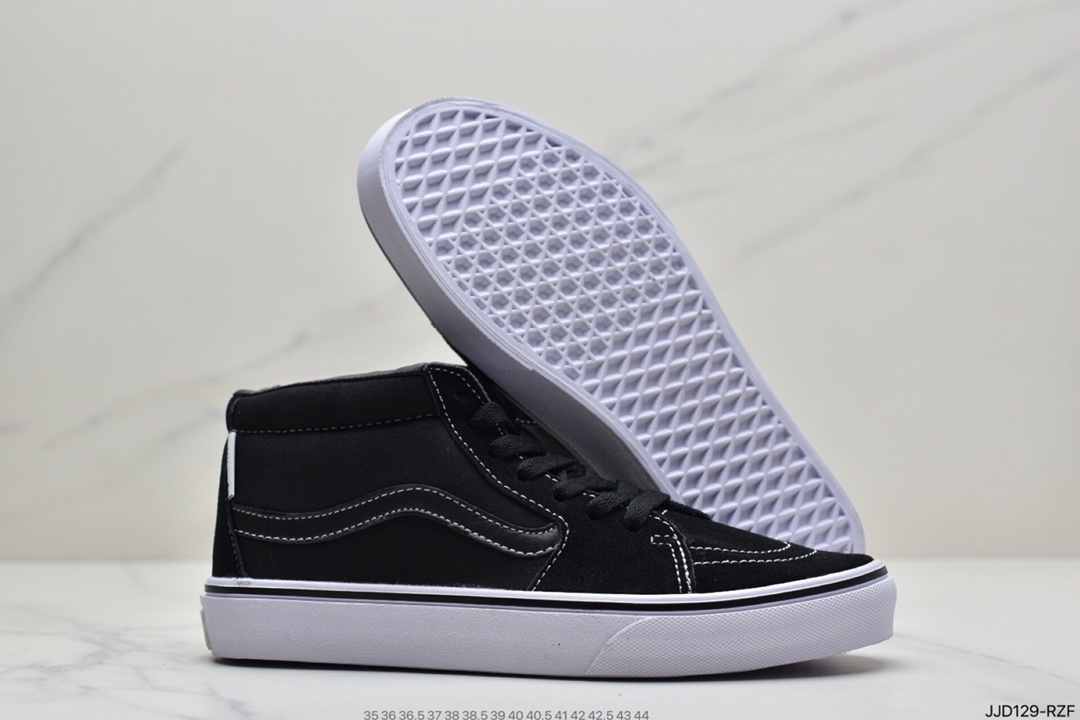 130 万斯范斯VANS Sk8-Mid Pro经典中帮男女休闲运动板鞋