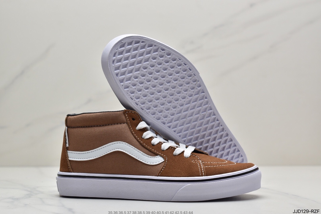 130 万斯范斯VANS Sk8-Mid Pro经典中帮男女休闲运动板鞋