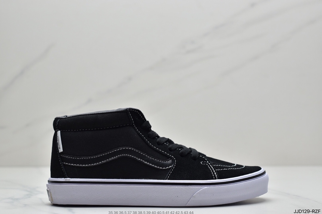 130 万斯范斯VANS Sk8-Mid Pro经典中帮男女休闲运动板鞋