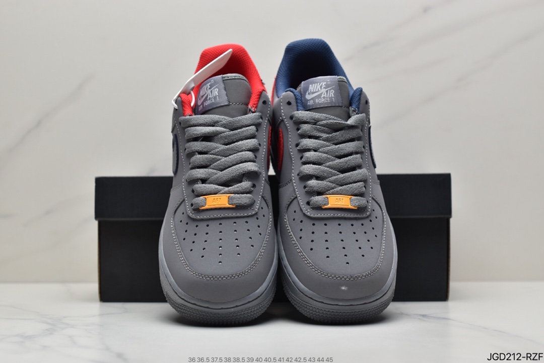 180 耐克Air Force 1 “Grey Suede” 麂皮狼灰原楦头原纸板BQ4329-002