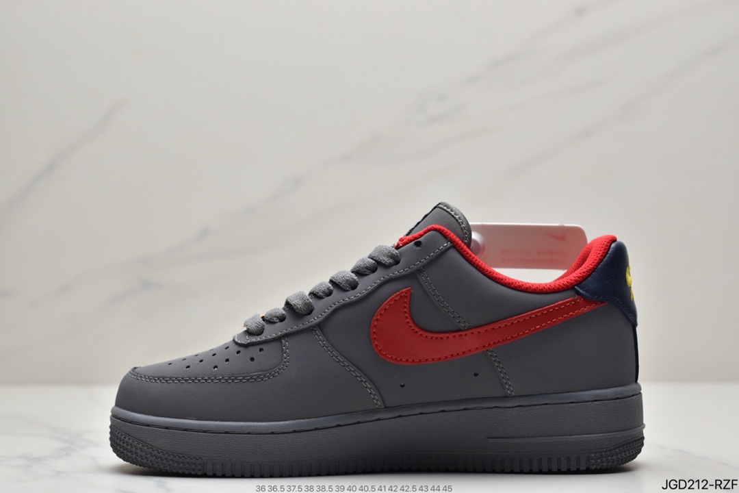 180 耐克Air Force 1 “Grey Suede” 麂皮狼灰原楦头原纸板BQ4329-002
