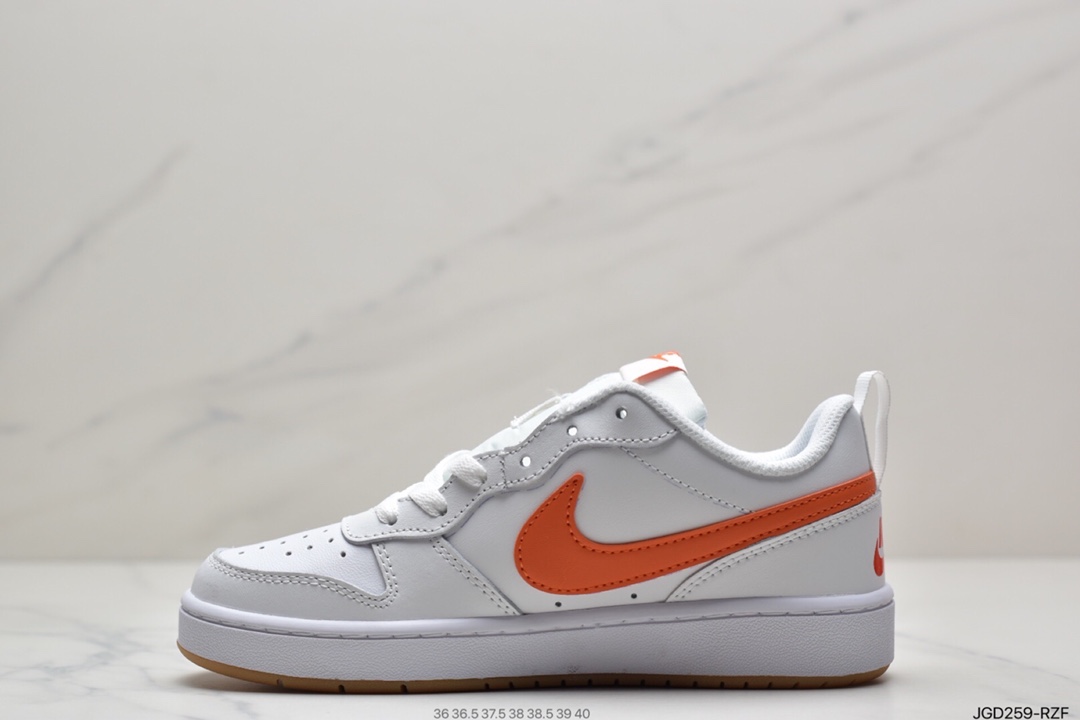 180 耐克Nike Court Borough Low 2 （GS） 低帮百搭透气休闲运动板鞋DD3023-100