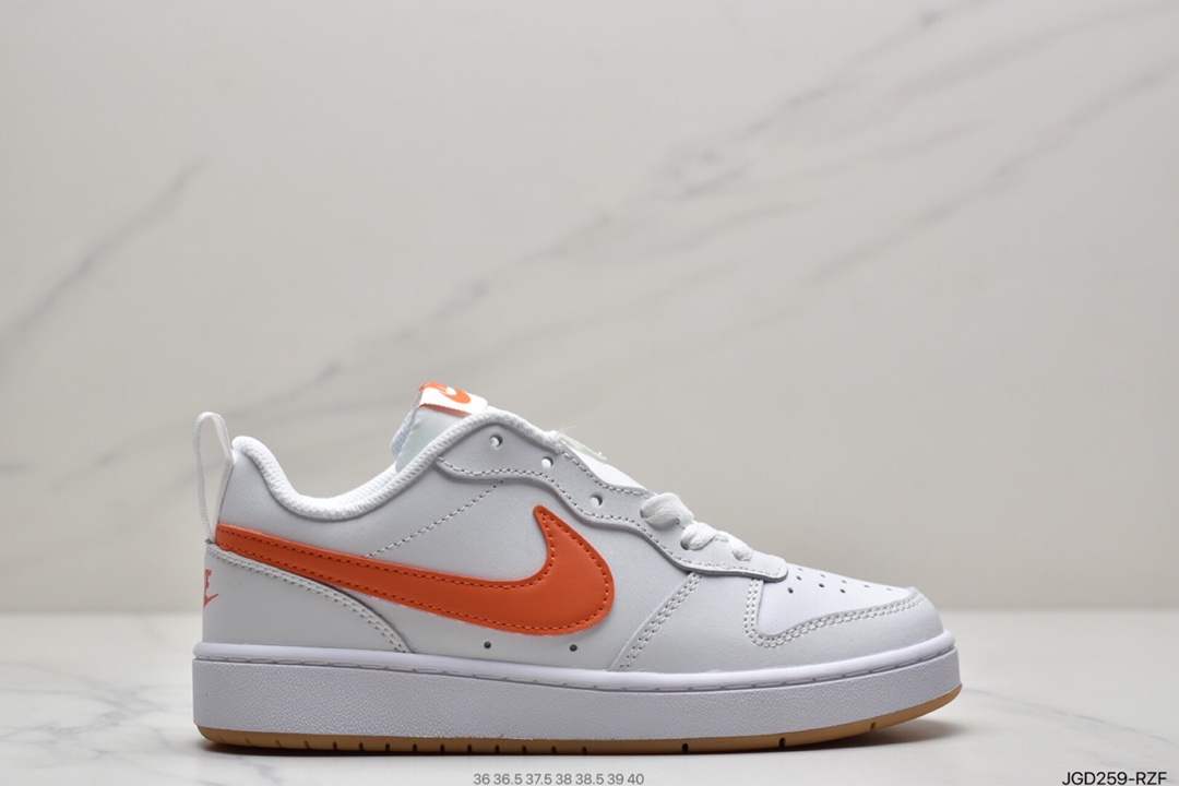 180 耐克Nike Court Borough Low 2 （GS） 低帮百搭透气休闲运动板鞋DD3023-100