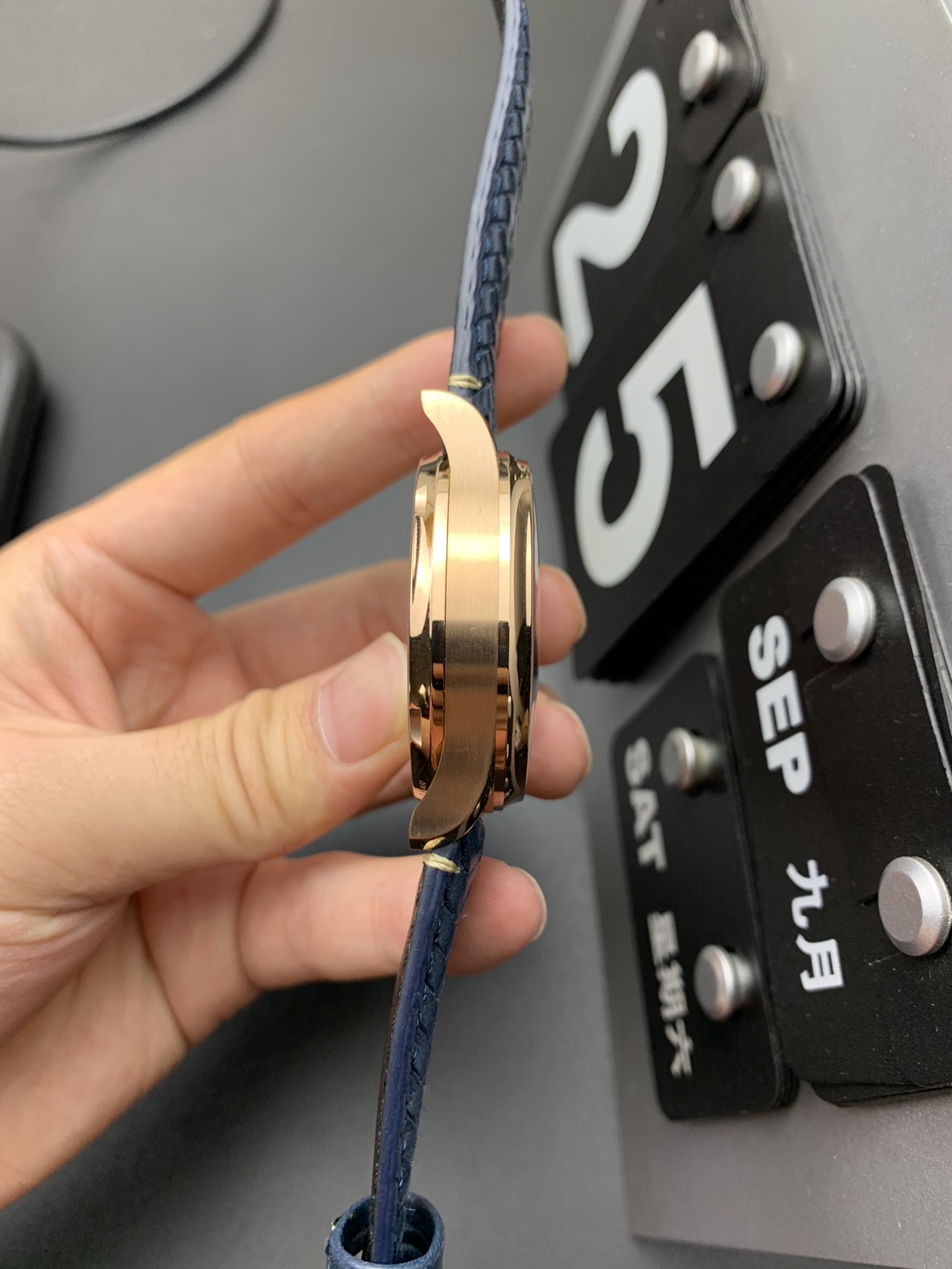 IWC AZ 玫瑰金蓝葡七