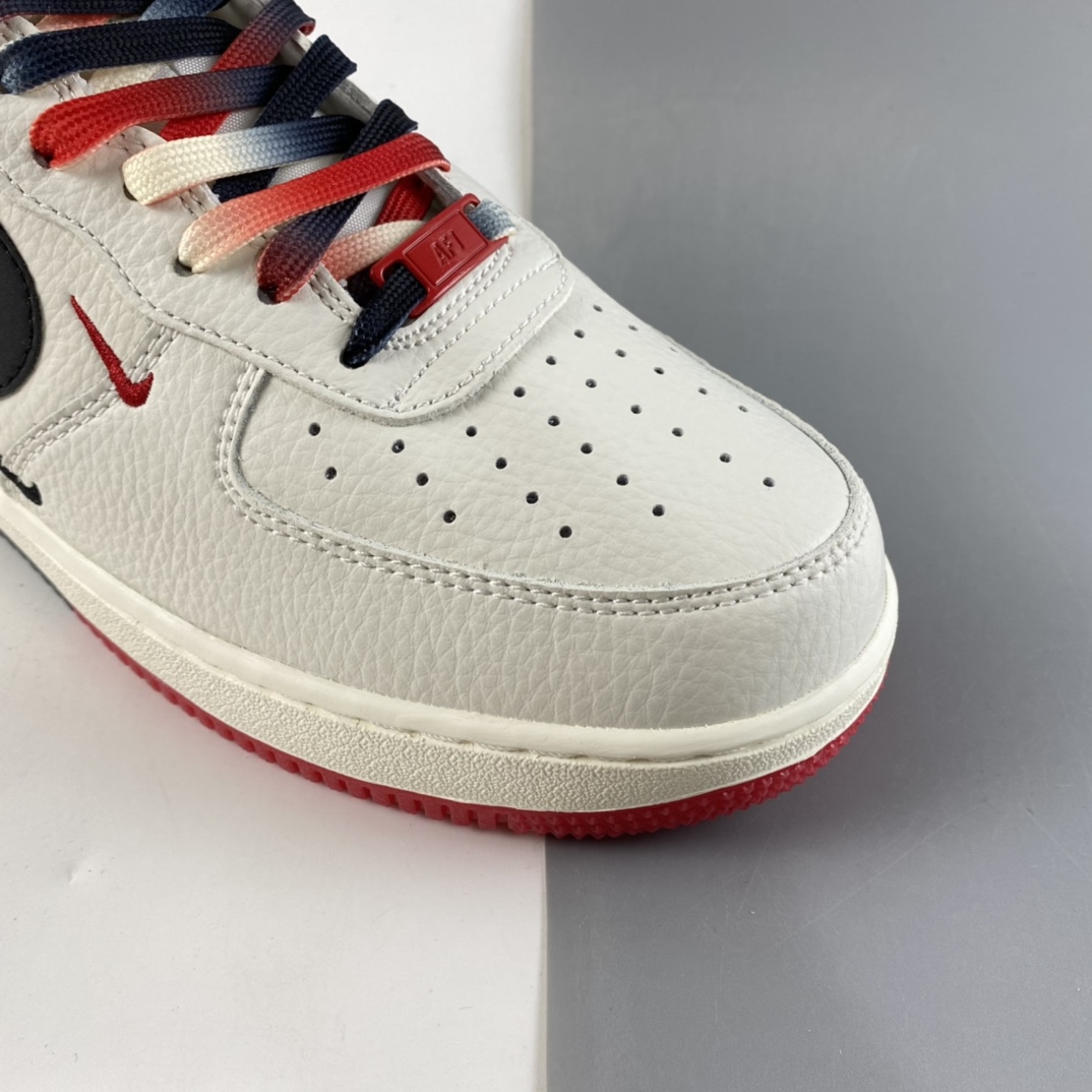 P260  NIKE Air Force 1 Low ’07“米黑红”芝加哥公牛队板鞋 CH2806-306