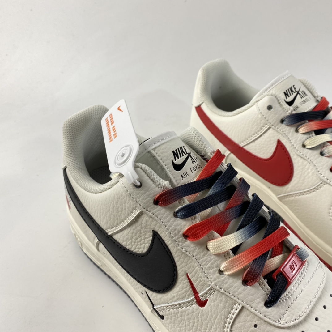P260  NIKE Air Force 1 Low ’07“米黑红”芝加哥公牛队板鞋 CH2806-306