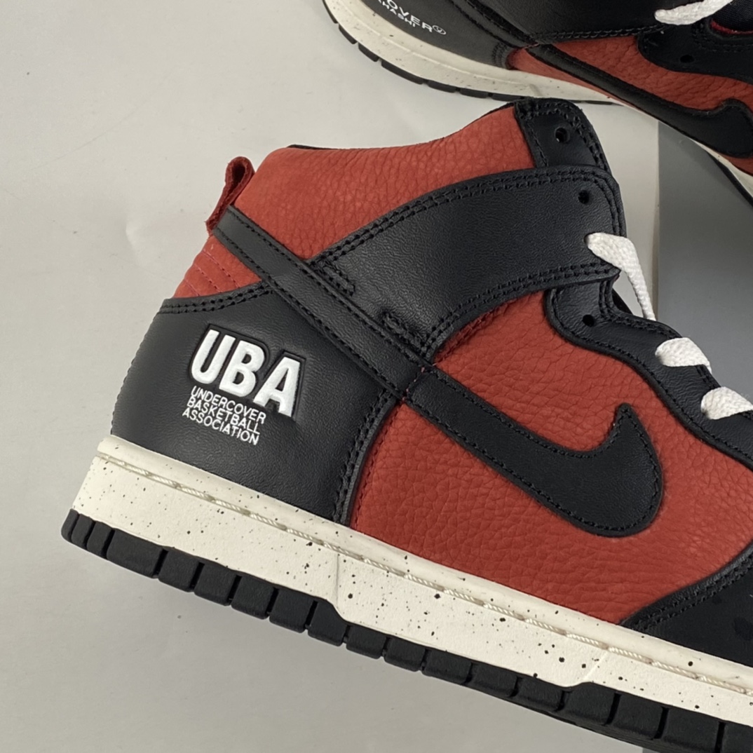 P400  Undercover x Nike Dunk High “UBA” 黑红藤原浩板鞋 DD9401-600
