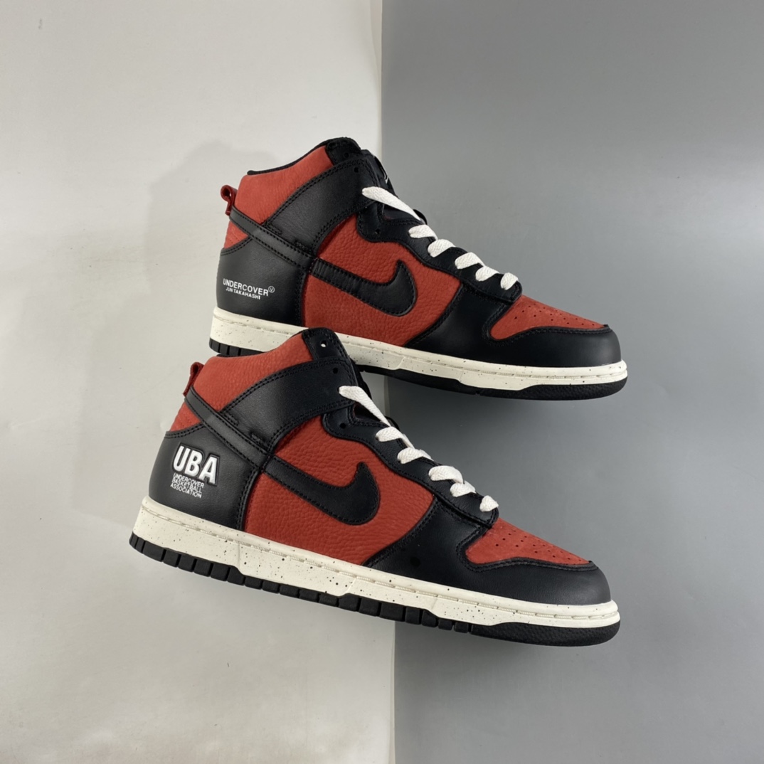 P400  Undercover x Nike Dunk High “UBA” 黑红藤原浩板鞋 DD9401-600