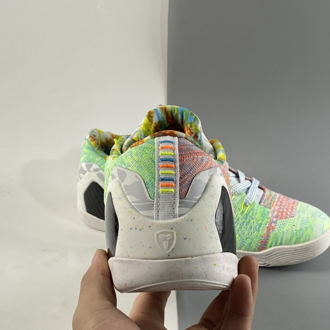 P260  NIKE Kobe 9 Elite “What The Kobe”科比9代专业实战篮球鞋 彩虹鸳鸯 678301-904